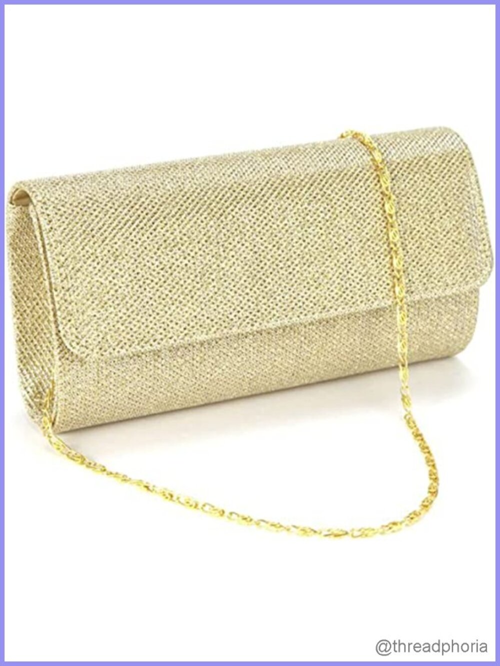Sparkly Clutch Purse for Women Evening Bag with Detachable Chain